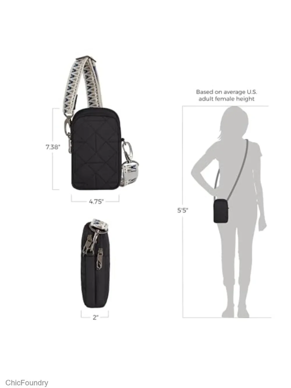Anti-Theft Boho Crossbody Bag with RFID Blocking